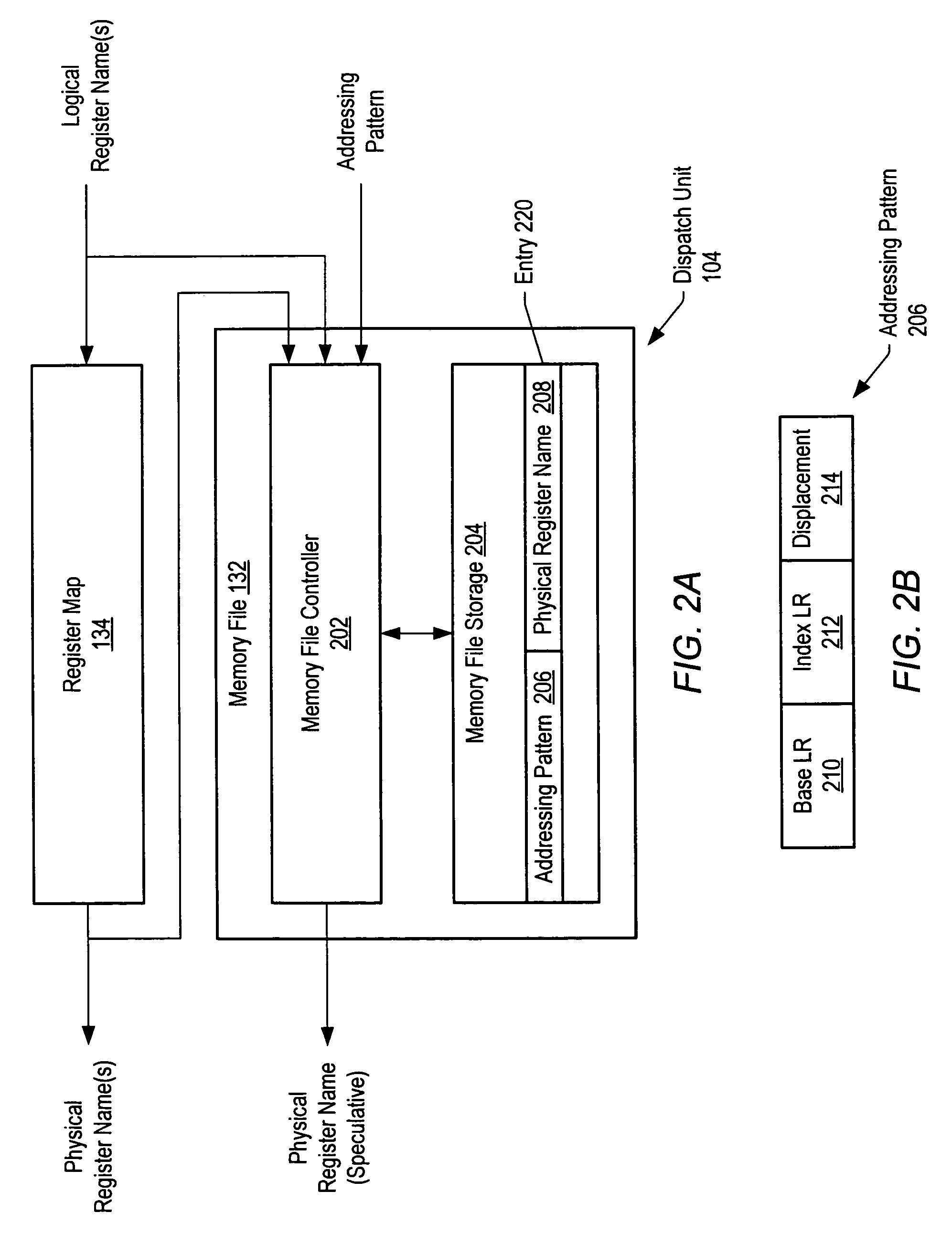 System and method for validating a memory file that links speculative results of load operations to register values