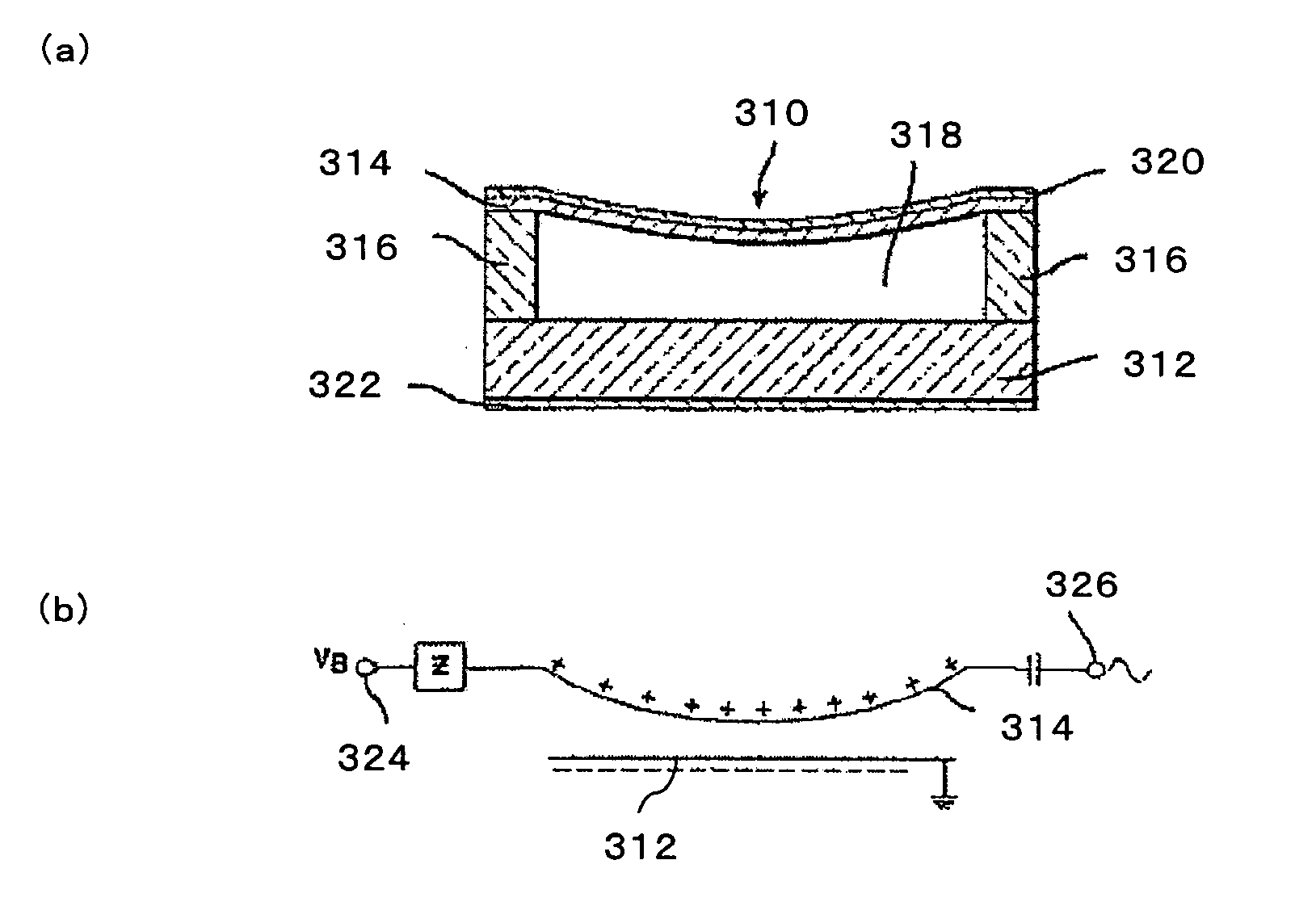 Capacitive micromachined ultrasonic transducer (cMUT) and its production method