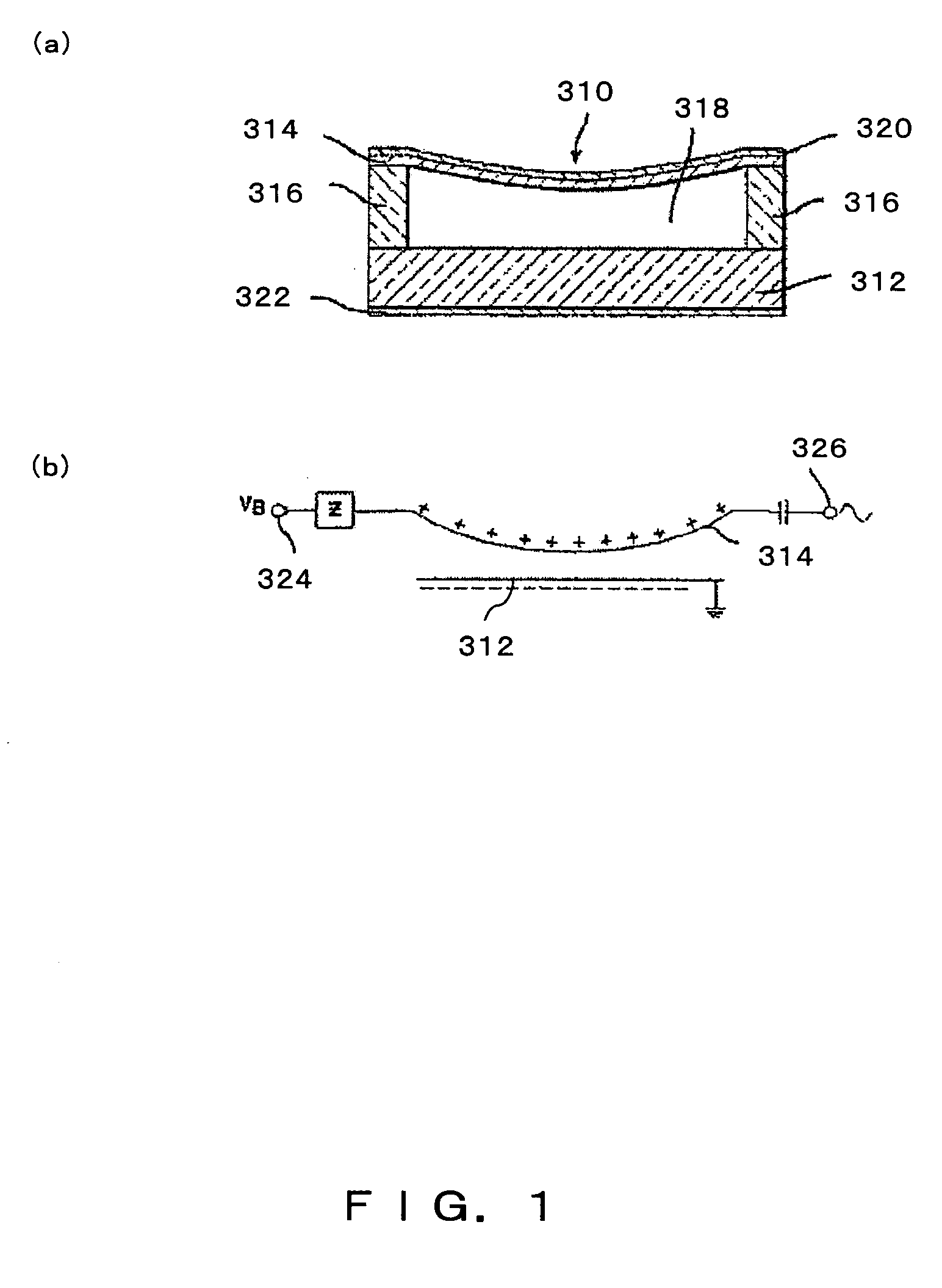 Capacitive micromachined ultrasonic transducer (cMUT) and its production method