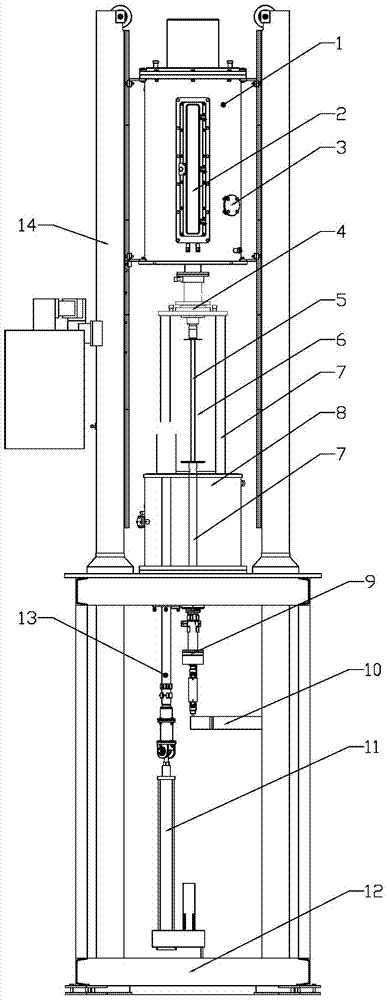 Electron-beam floating zone smelting furnace and smelting method