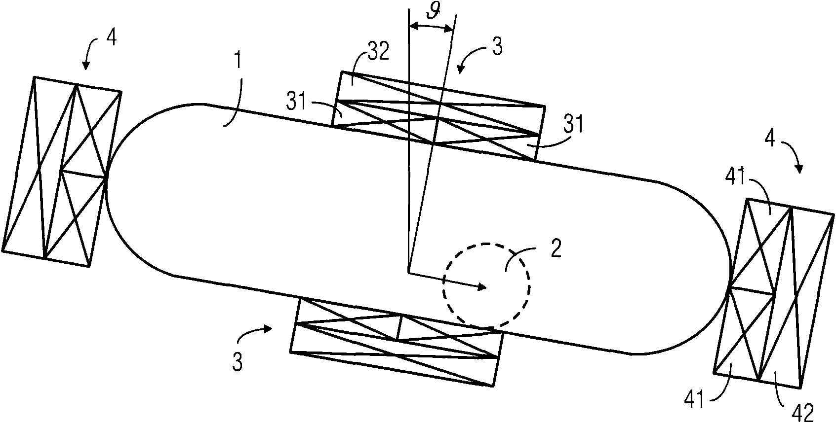 Inclination angle sensor