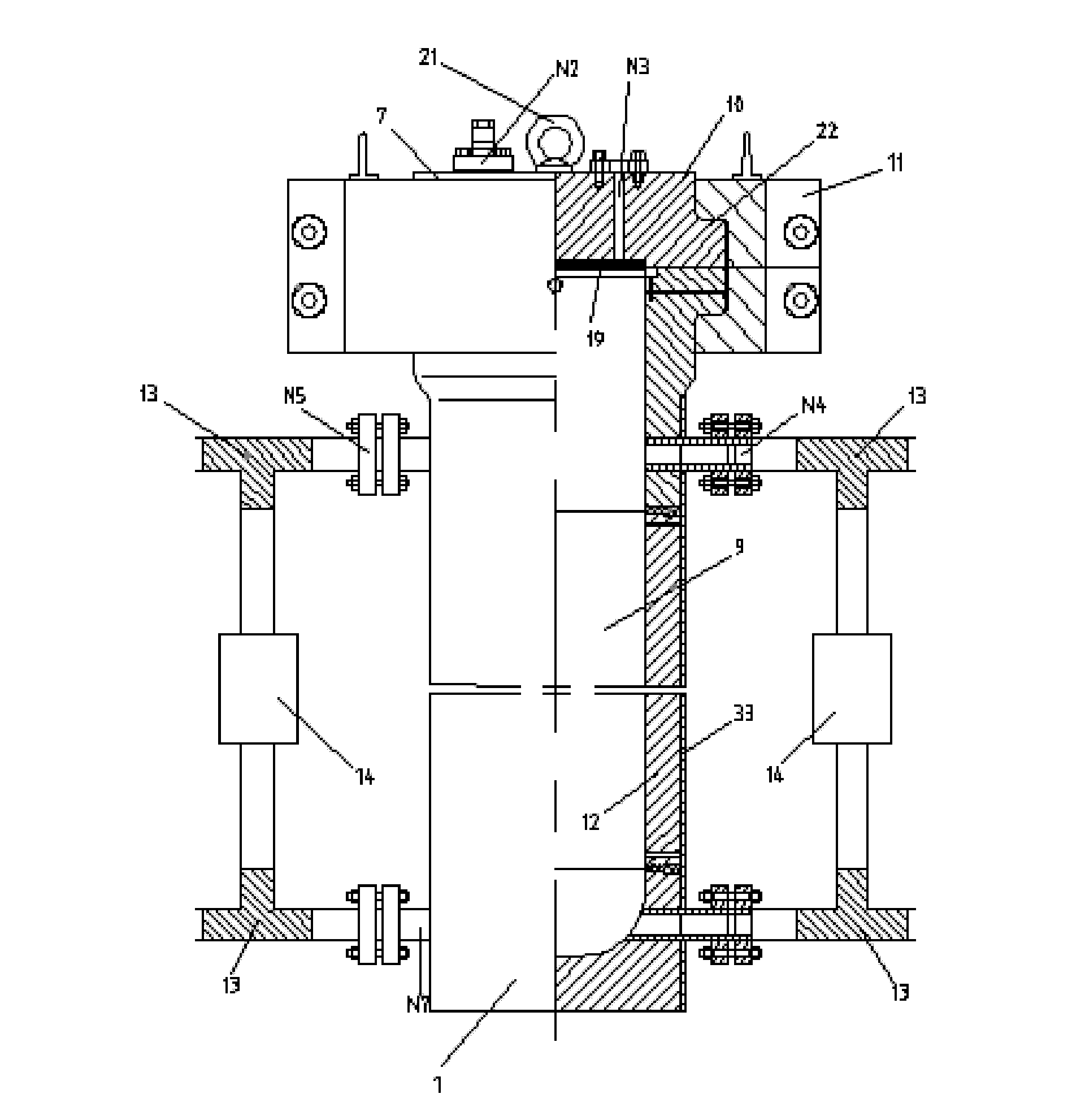 Continuous extraction device of total components of biological tissue at normal temperature, vehicle-mounted assembly line thereof and method thereof