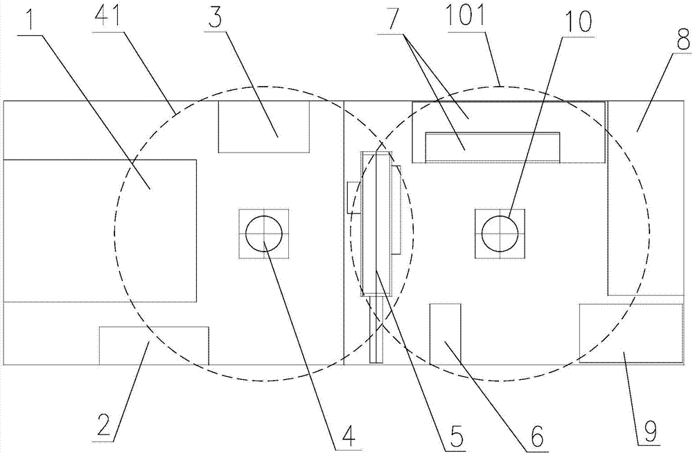 Combined camshaft automatic assembly system and assembly method