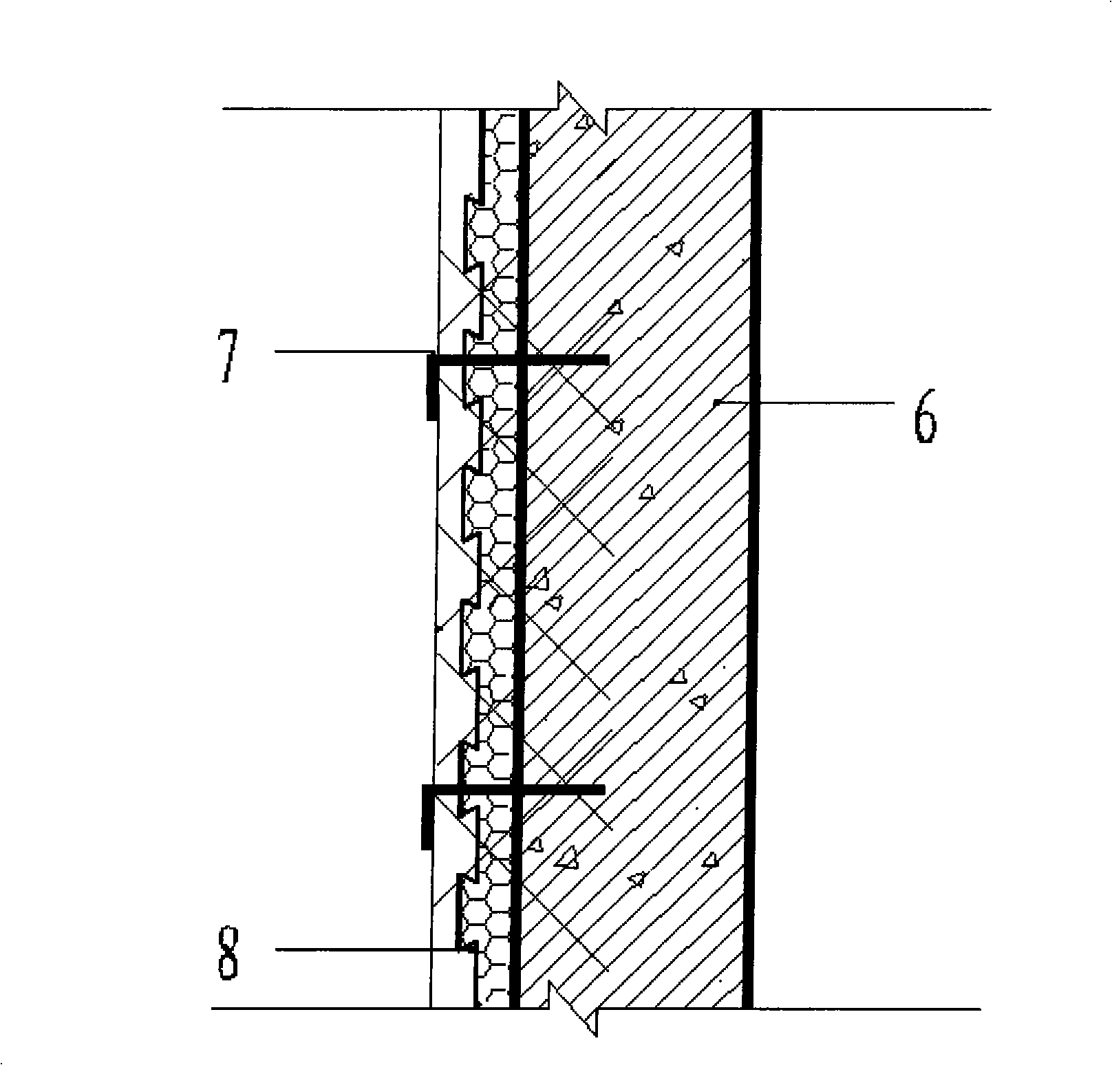 External heat-insulation plate for external wall and its construction method