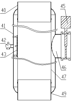 Circulating fluidized bed device with drying and crushing functions