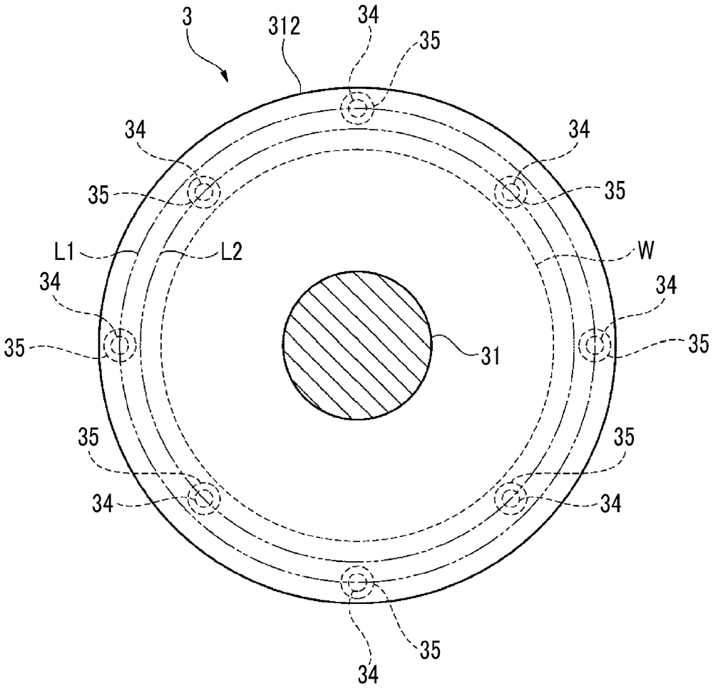 Grinding device and grinding method