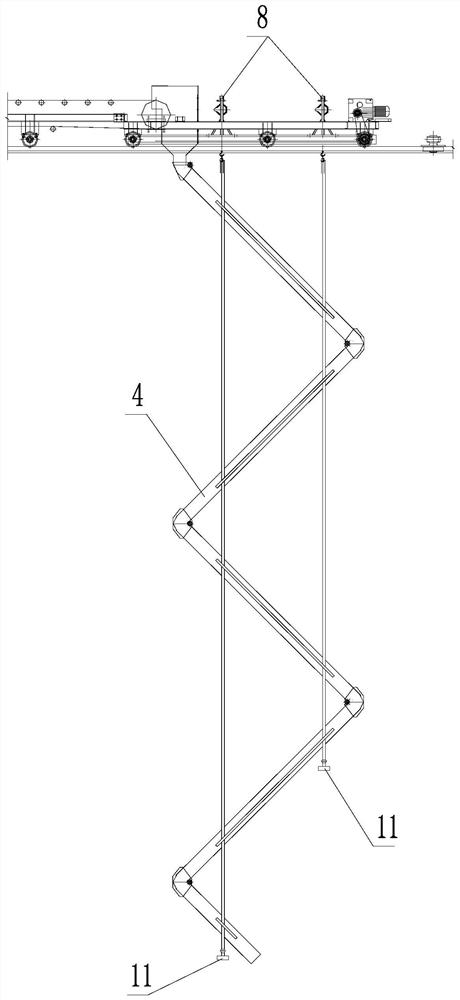 Intelligent control system and method for vehicle-mounted lifting coke loading device