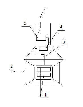 Factory and mine lighting lamp with LED lighting sources turned on alternately