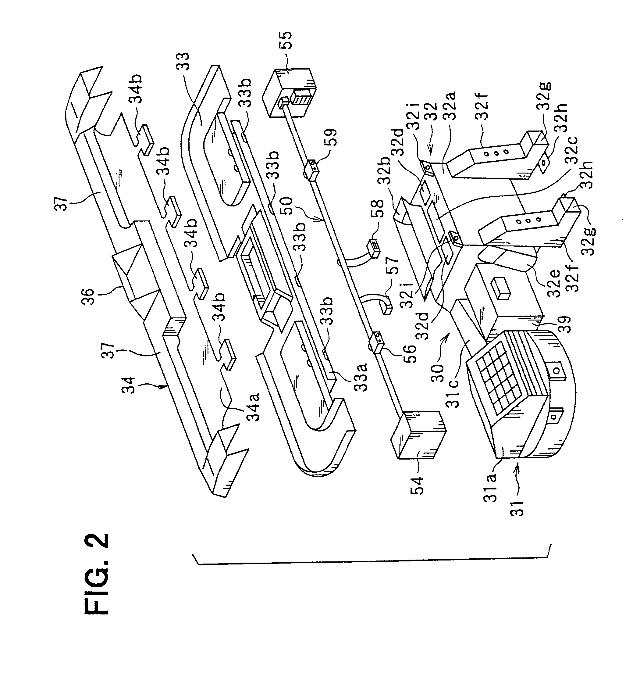 Wiring system of indication instrument for vehicle