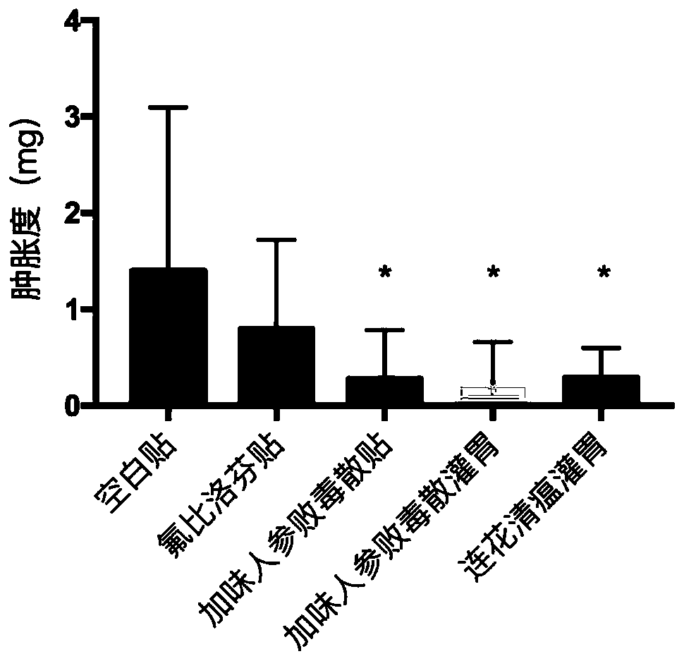 Traditional Chinese medicine composition suitable for viral cold and viral pneumonia as well as administration mode and preparation thereof