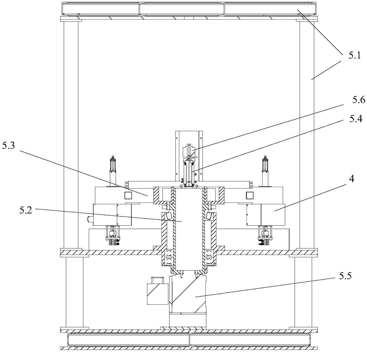 Multi-station full-automatic welding method for fan wheel processing