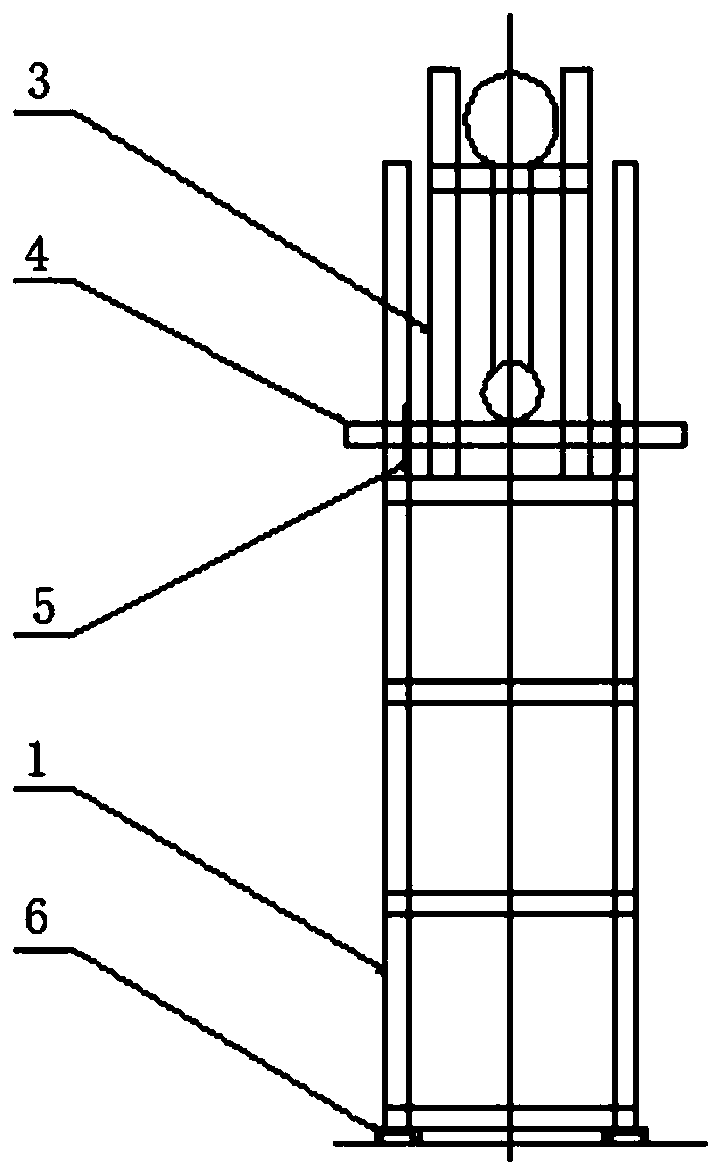 Assembling jig frame of curved surface truss and construction method thereof