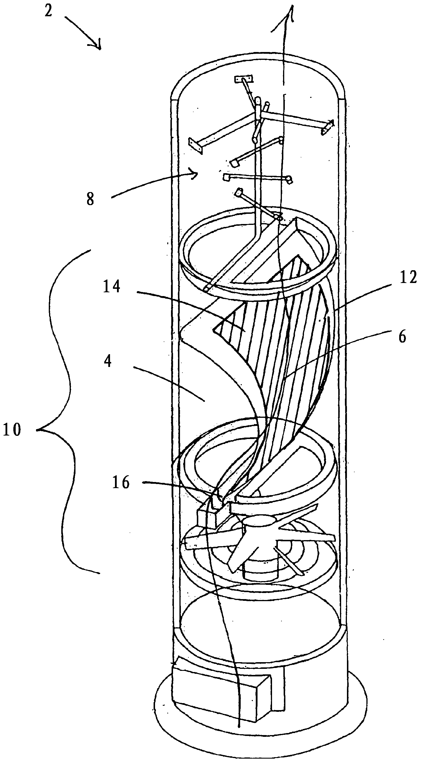 Apparatus for purifying exhaust air