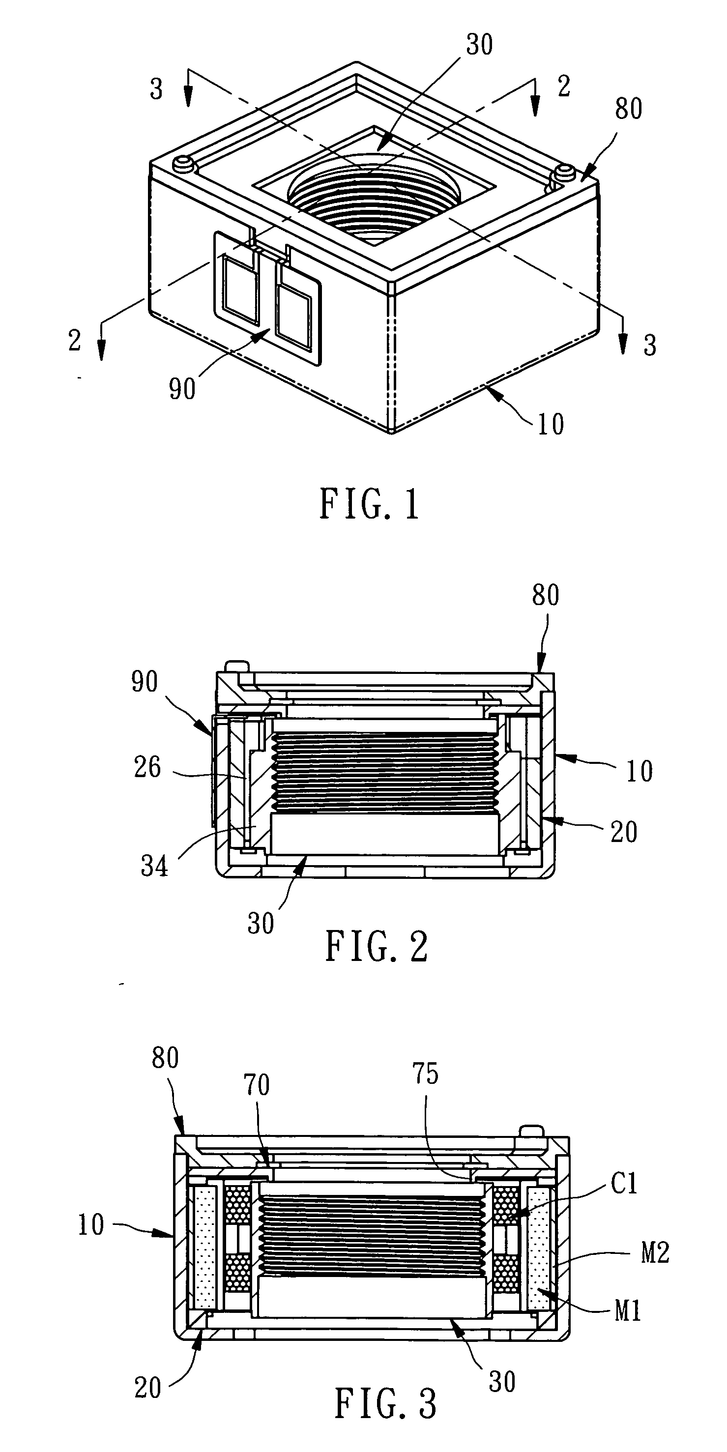 Voice coil motor type focusing actuator