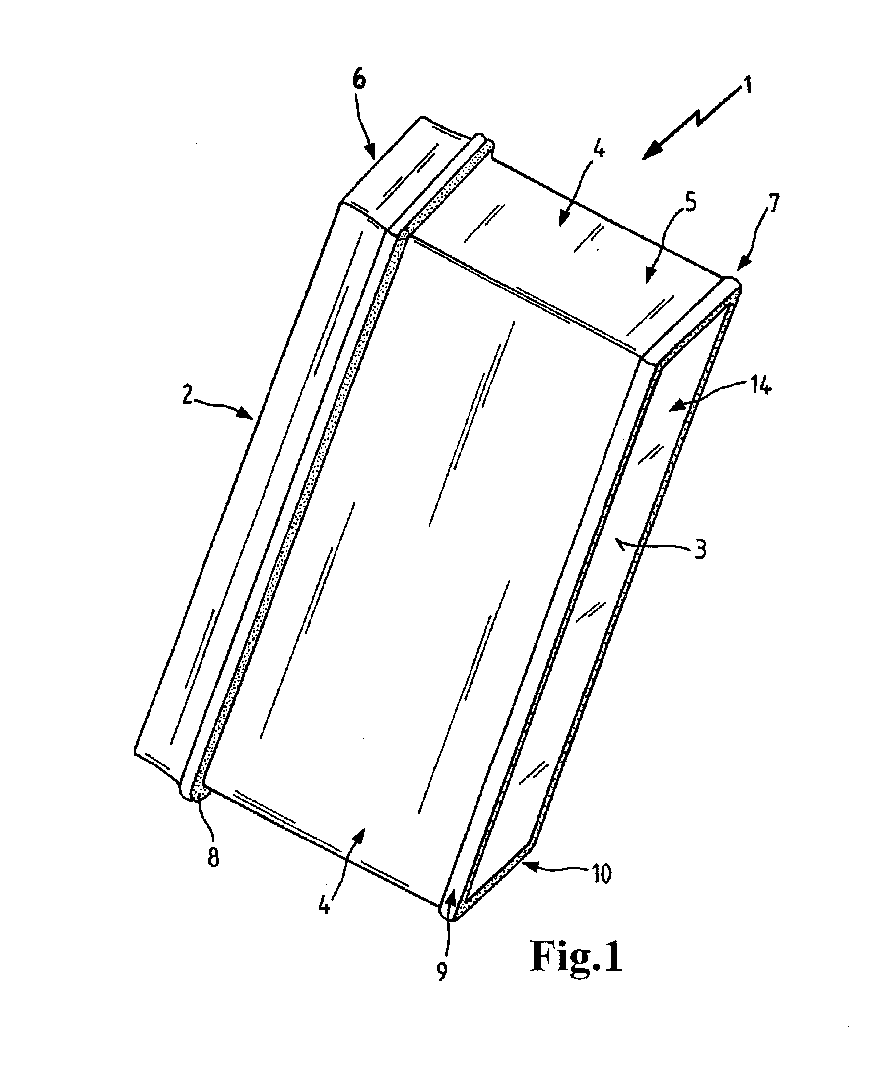 Filter for Filtering Fluids and Method for Producing the Same