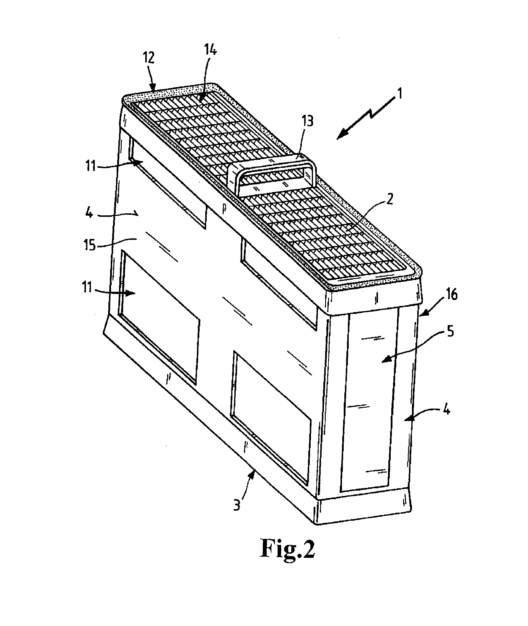 Filter for Filtering Fluids and Method for Producing the Same