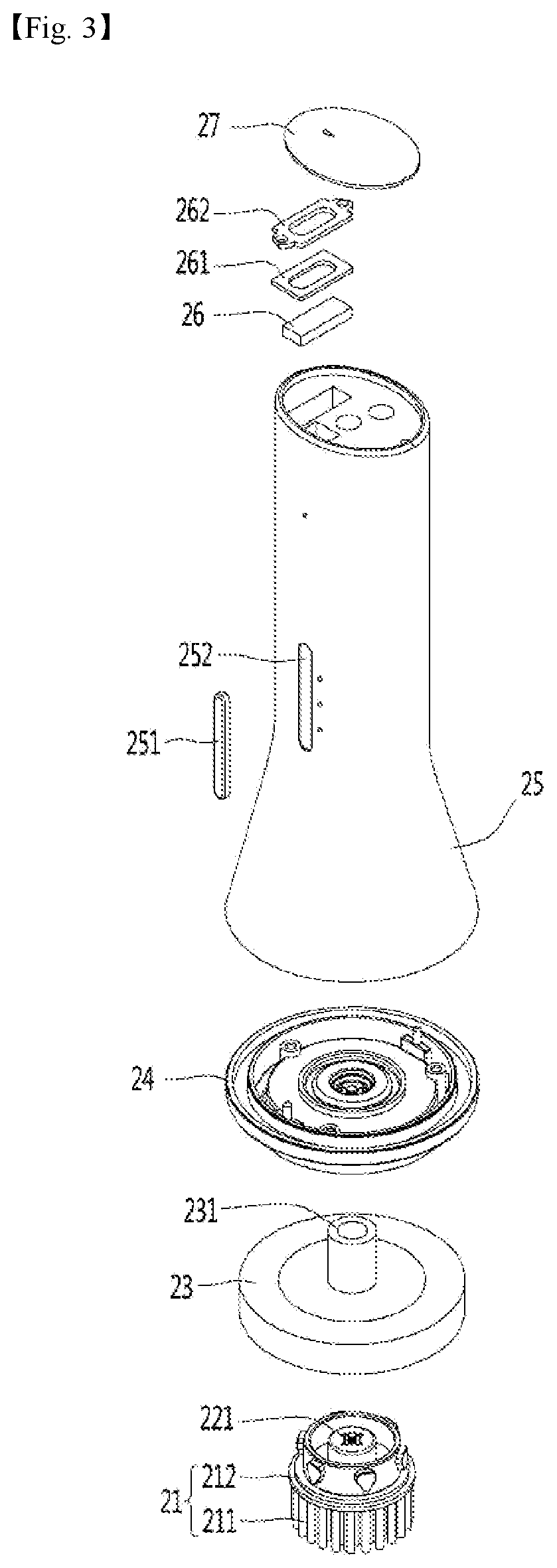 Skin care device and operation method therefor