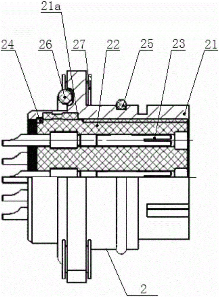 Automatic short circuit electric connector