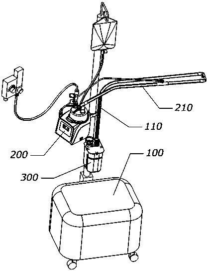 Pediatric CPAP continuous positive airway pressure system and its pressure generator