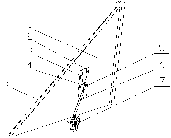 An electronic profiling device for a roller cotton picker