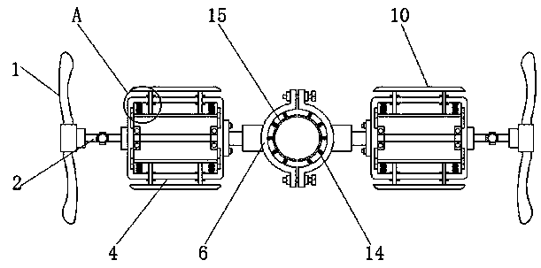 Bird repelling device of wind power generation equipment