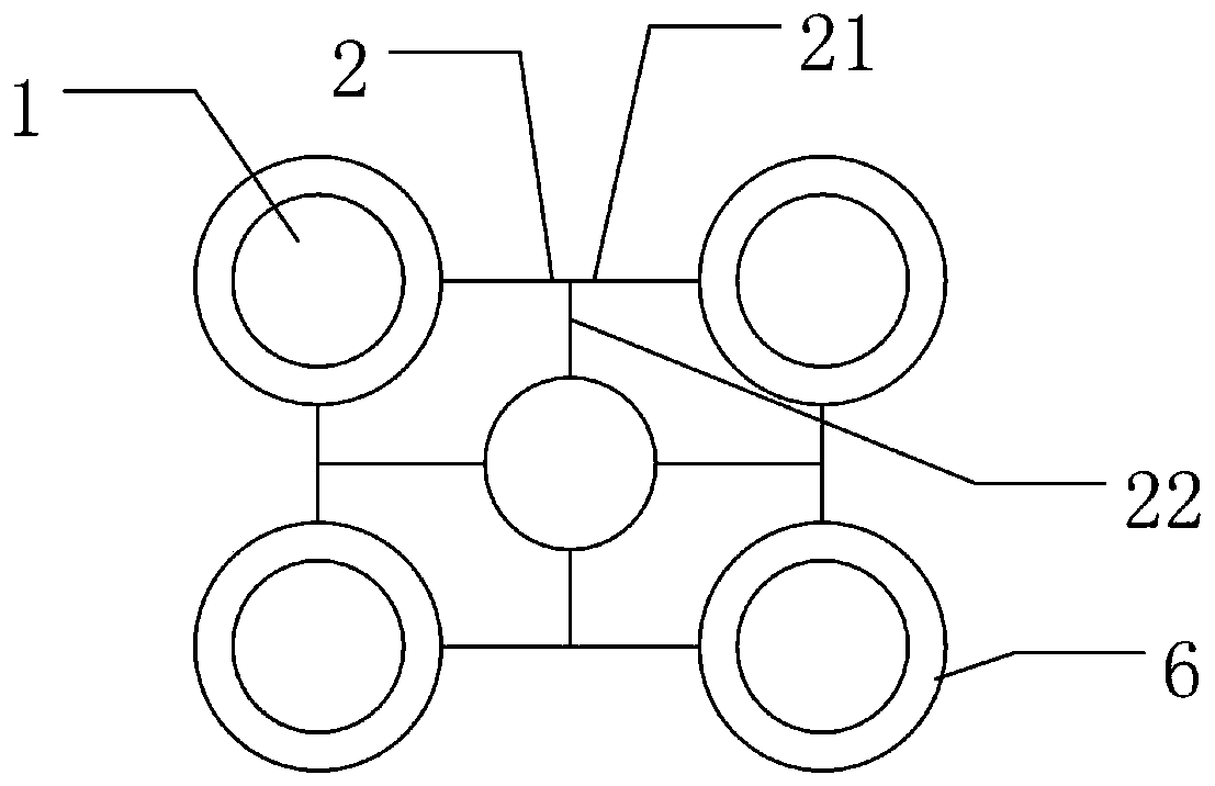 Training device for training continuous take-off ability and method of use thereof