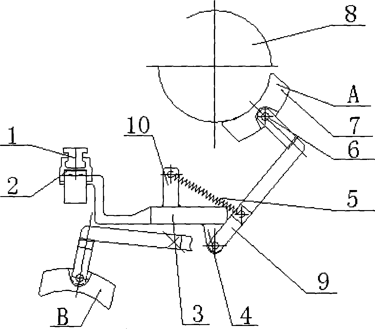 Probe servo mechanism for eddy current inspection of main bolt inspection machine of nuclear pressure vessel