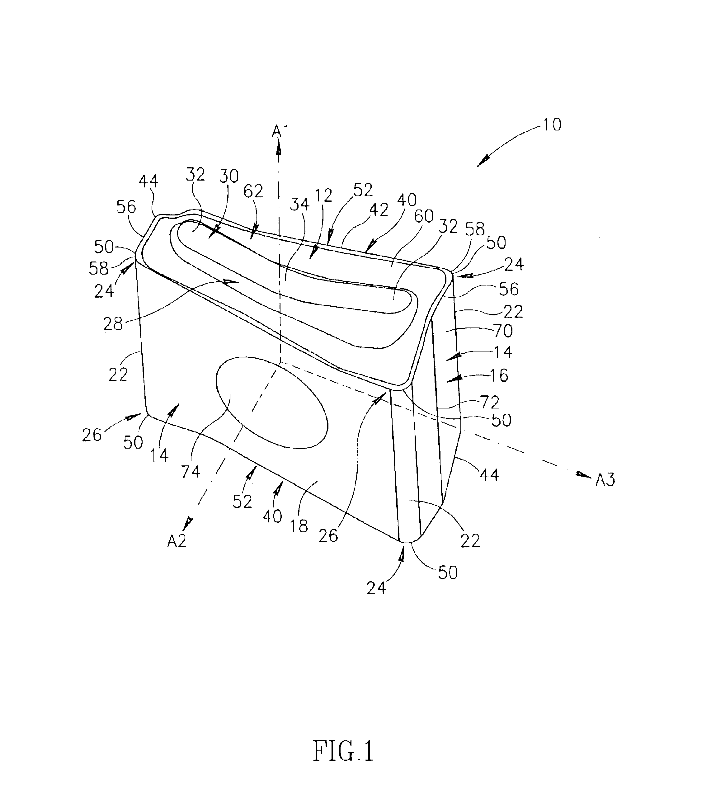 Tangential cutting insert and milling cutter