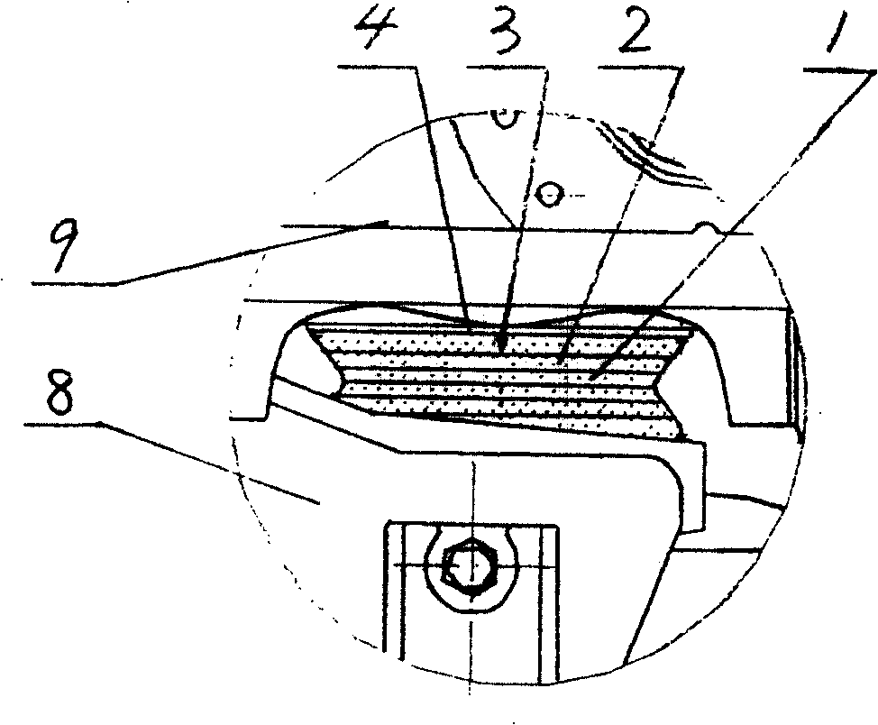 Viscoelastic vibration reducer