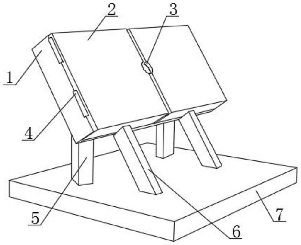 A multi-panel device of solar photovoltaic panels