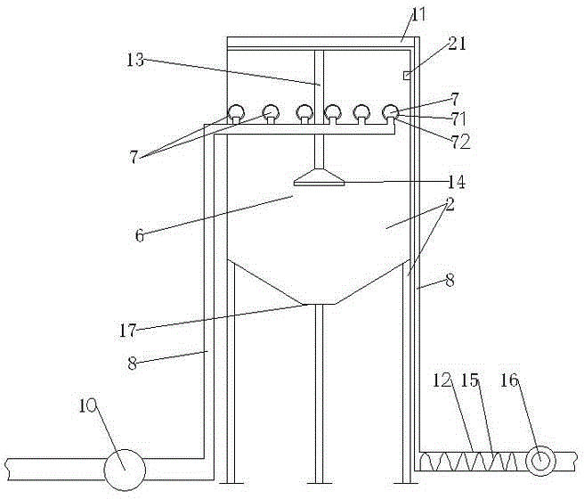 Mud-water separation system and slurry circulation mud-water separation method