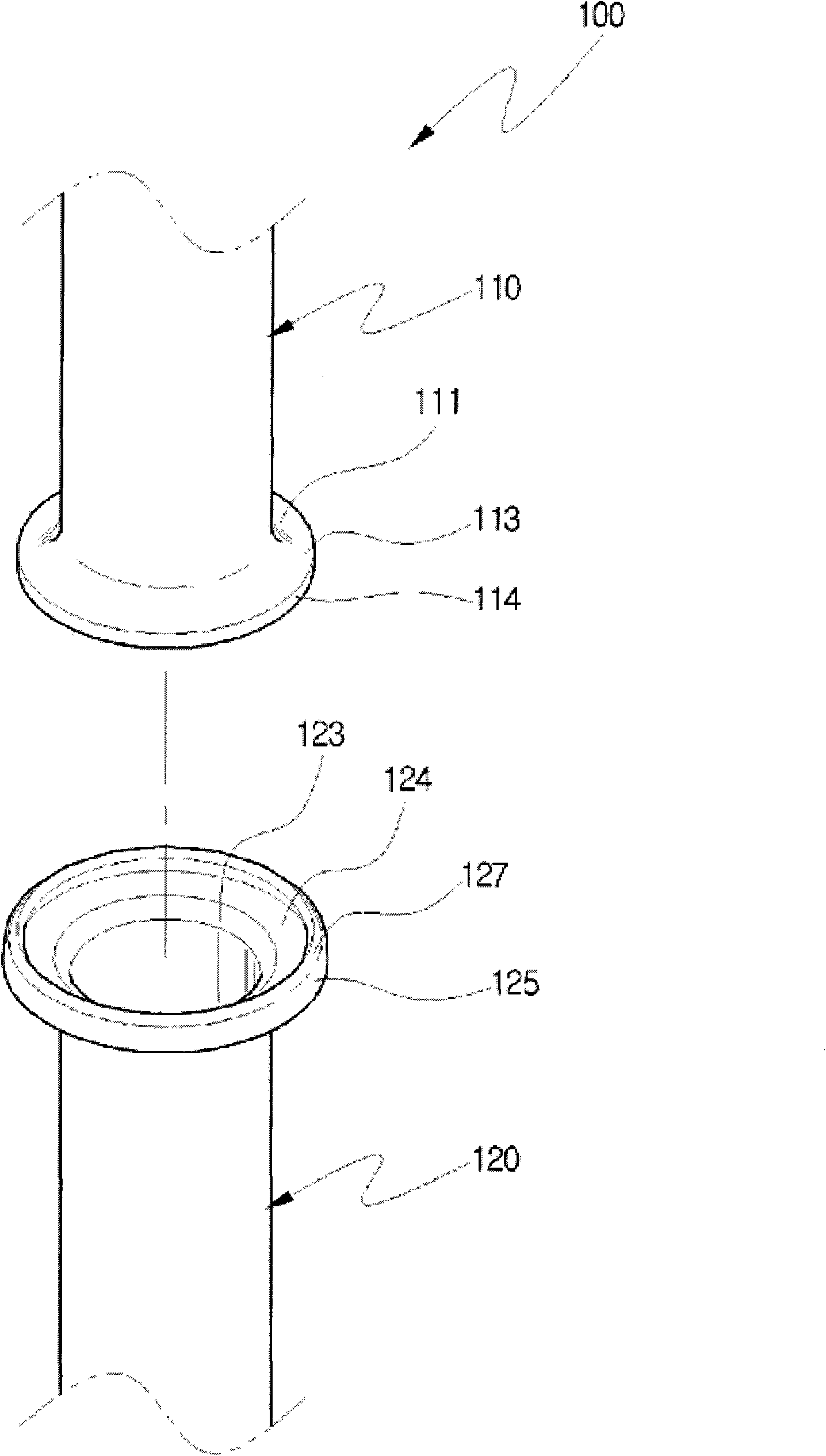 Binding pipe body and binding method of pipe body used of brazing