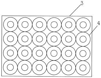 Mesh plate for boiler denitration elution tower and boiler denitration elution tower