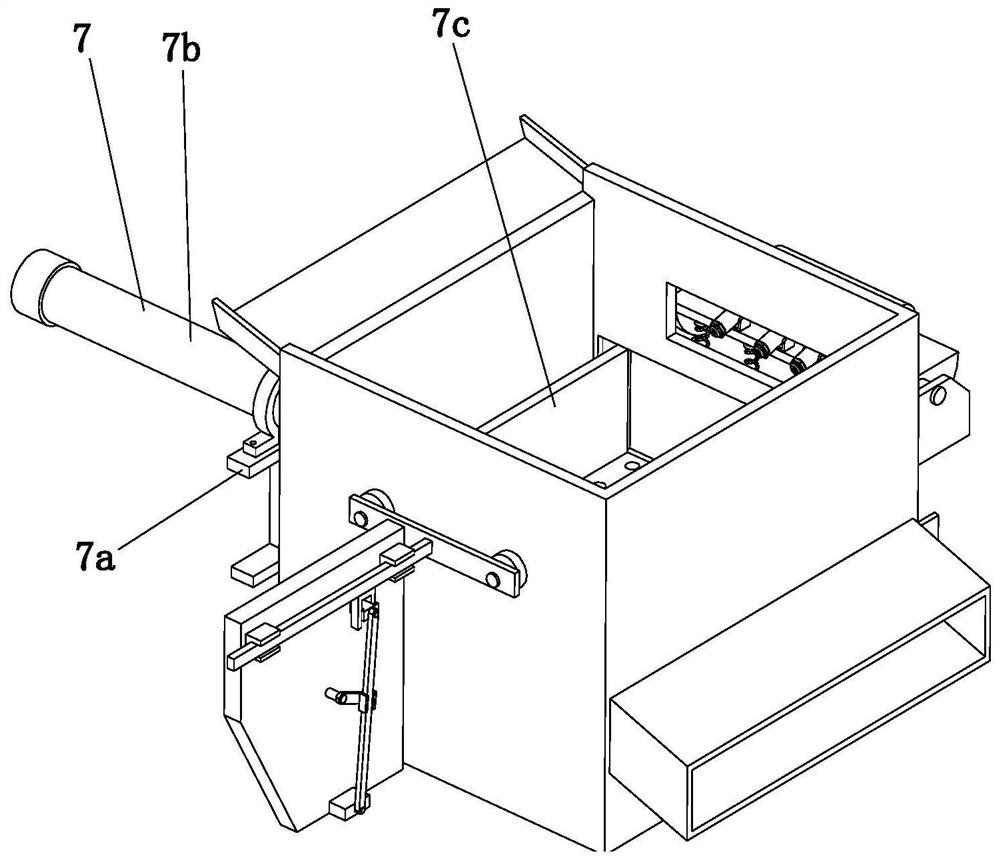 A waste paper processing device