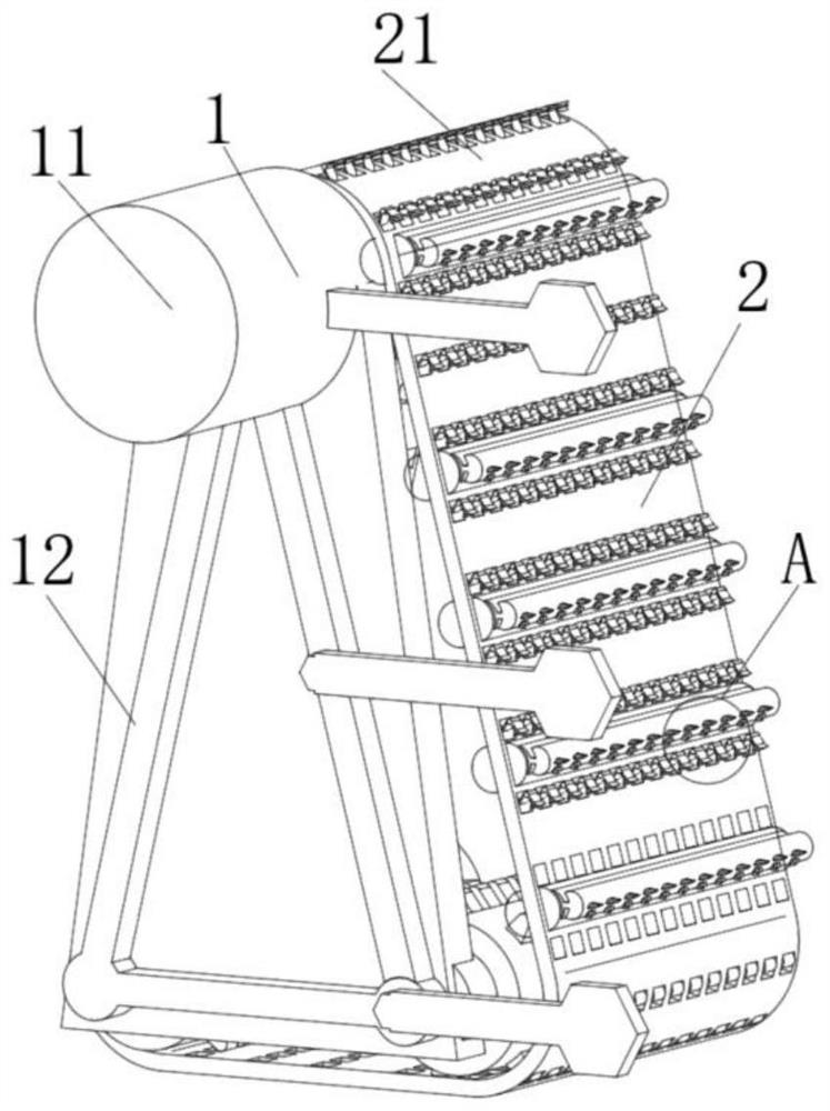 Sponge city engineering excavation device