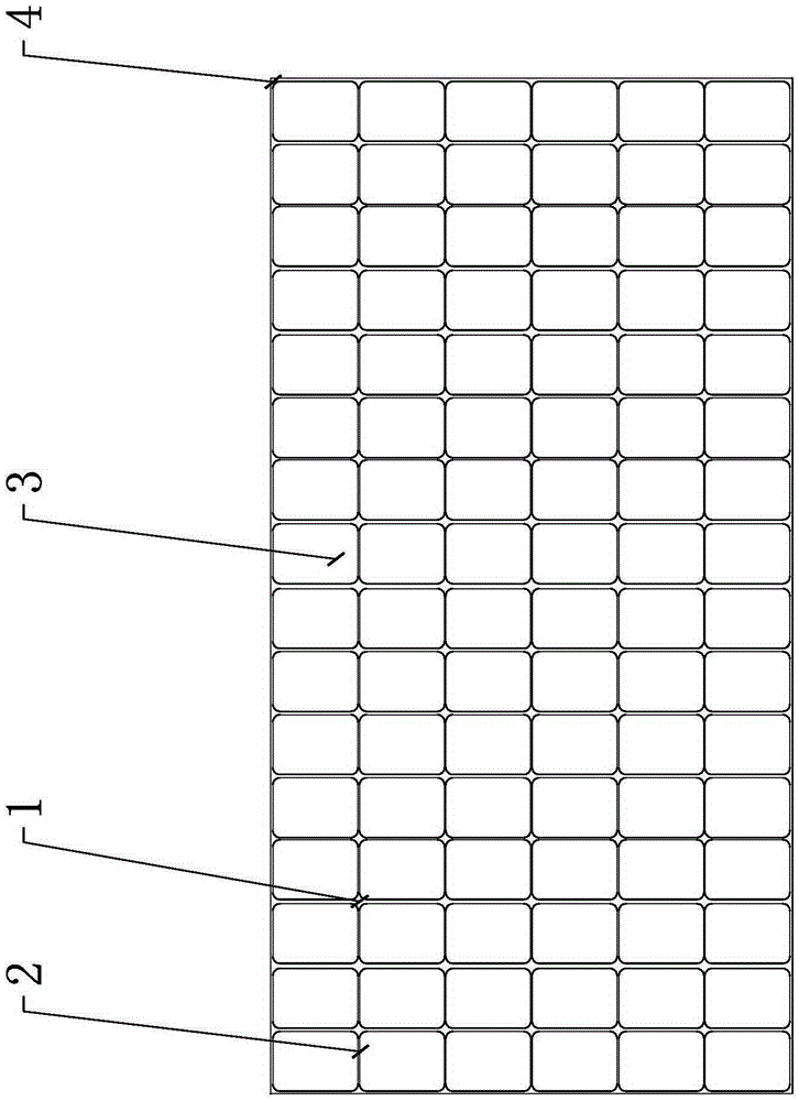 Side-by-side multi-cell solar photovoltaic component