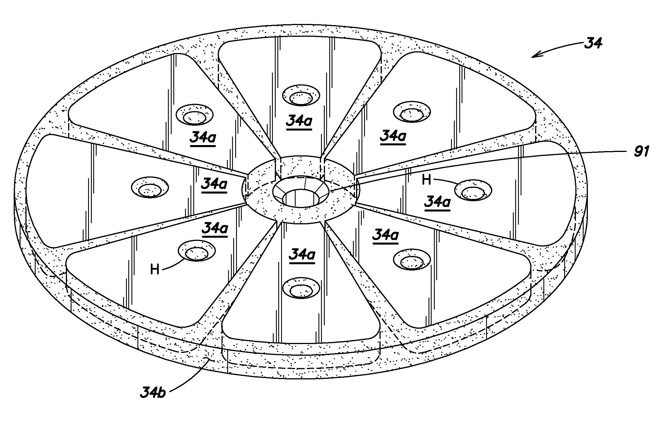 Magnetic drive for food processing apparatus