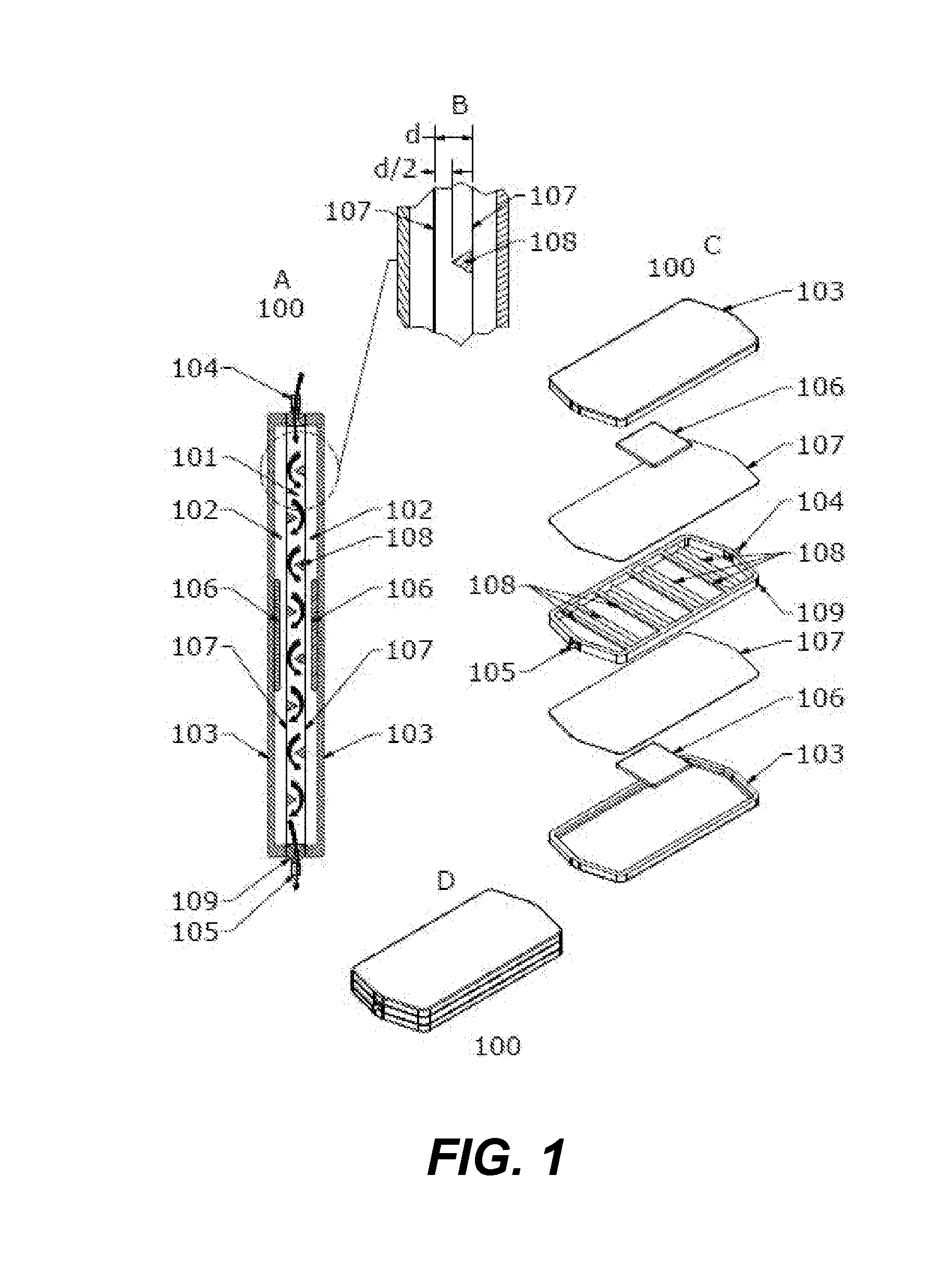 Gas depletion and gas addition devices for blood treatment