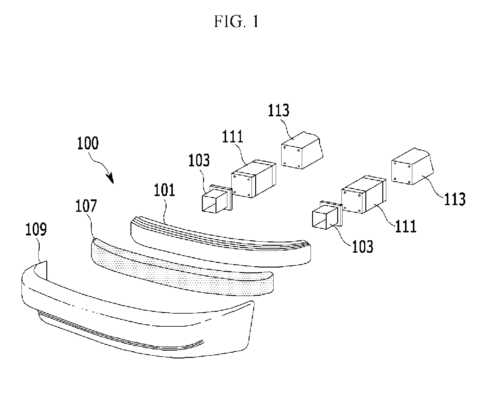 Hybrid bumper beam for vehicle, manufacturing method therefor and bumper beam unit thereof