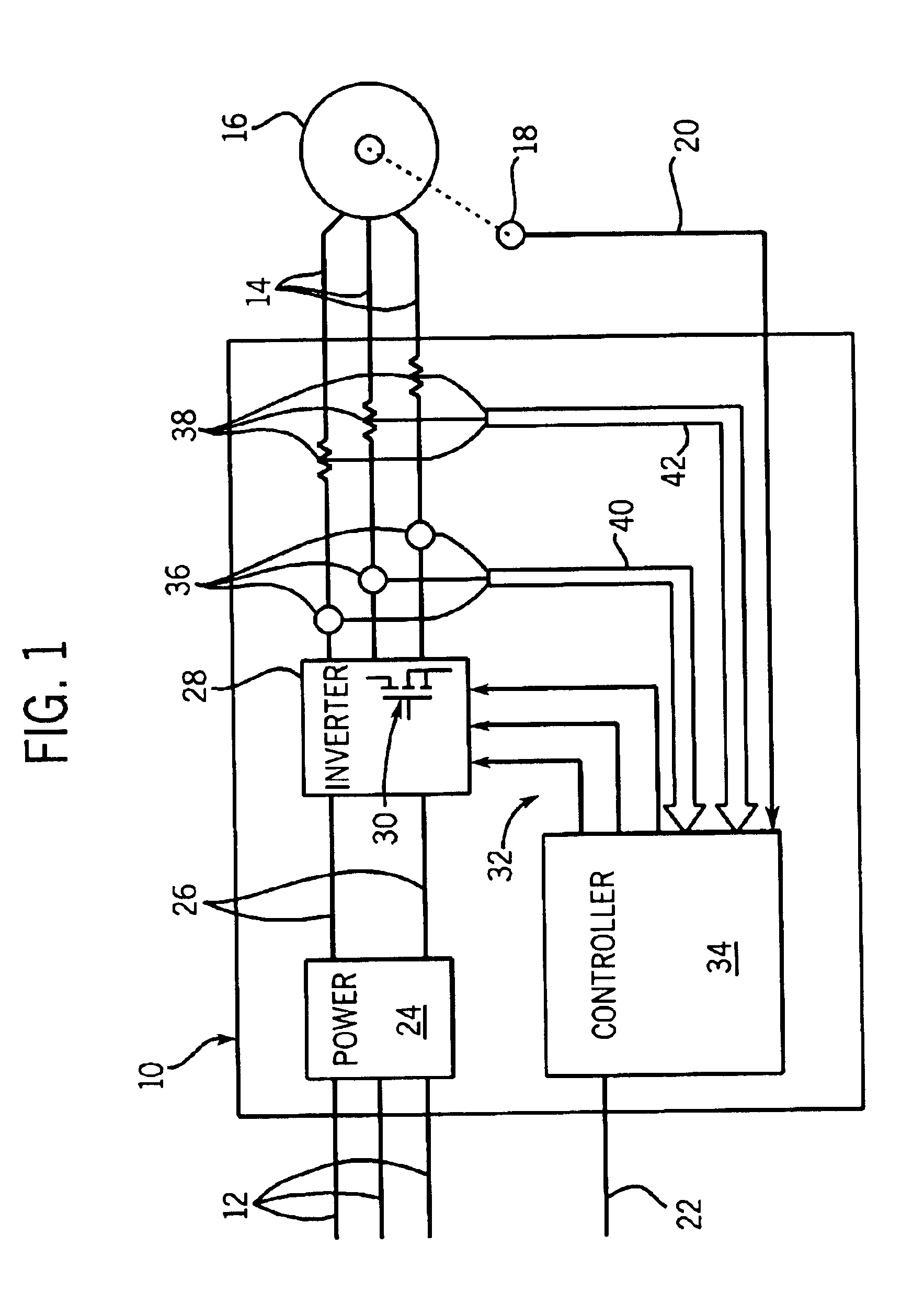 Motor drive with voltage-accurate inverter