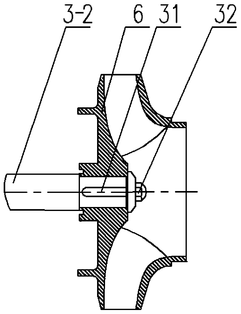 Device for realizing scour corrosion test of impeller of sea water pump