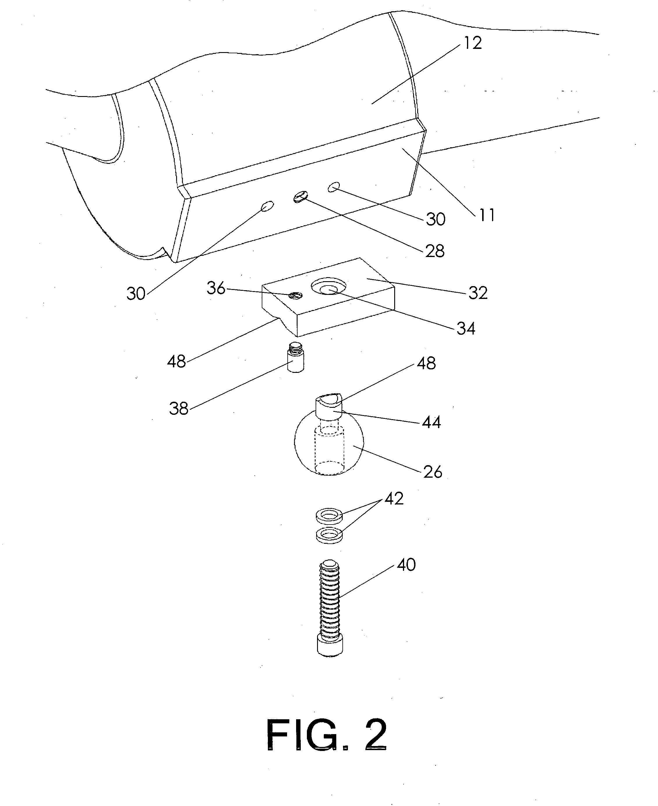 Quick-adjusting mounting head