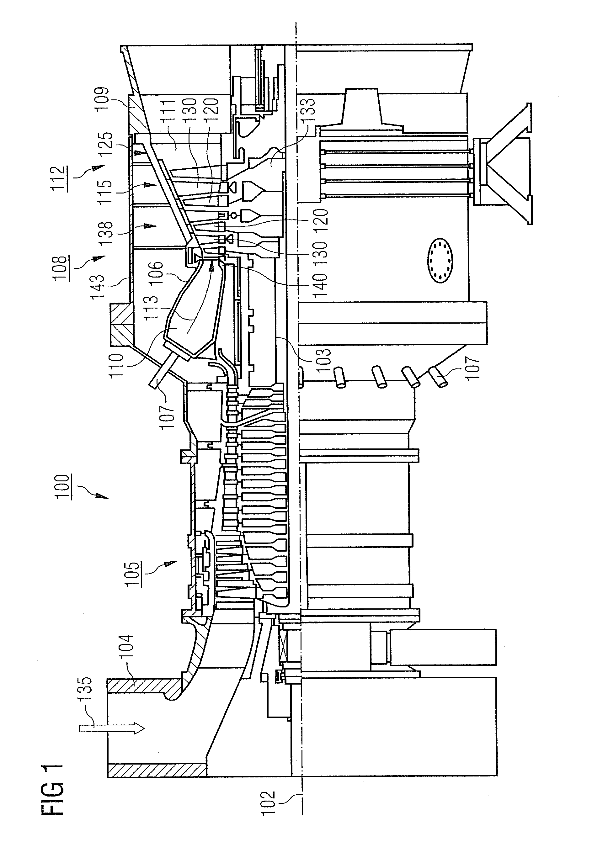 Cooling circuit for removing waste heat from an electromechanical converter and power generating plant with a cooling circuit of this type