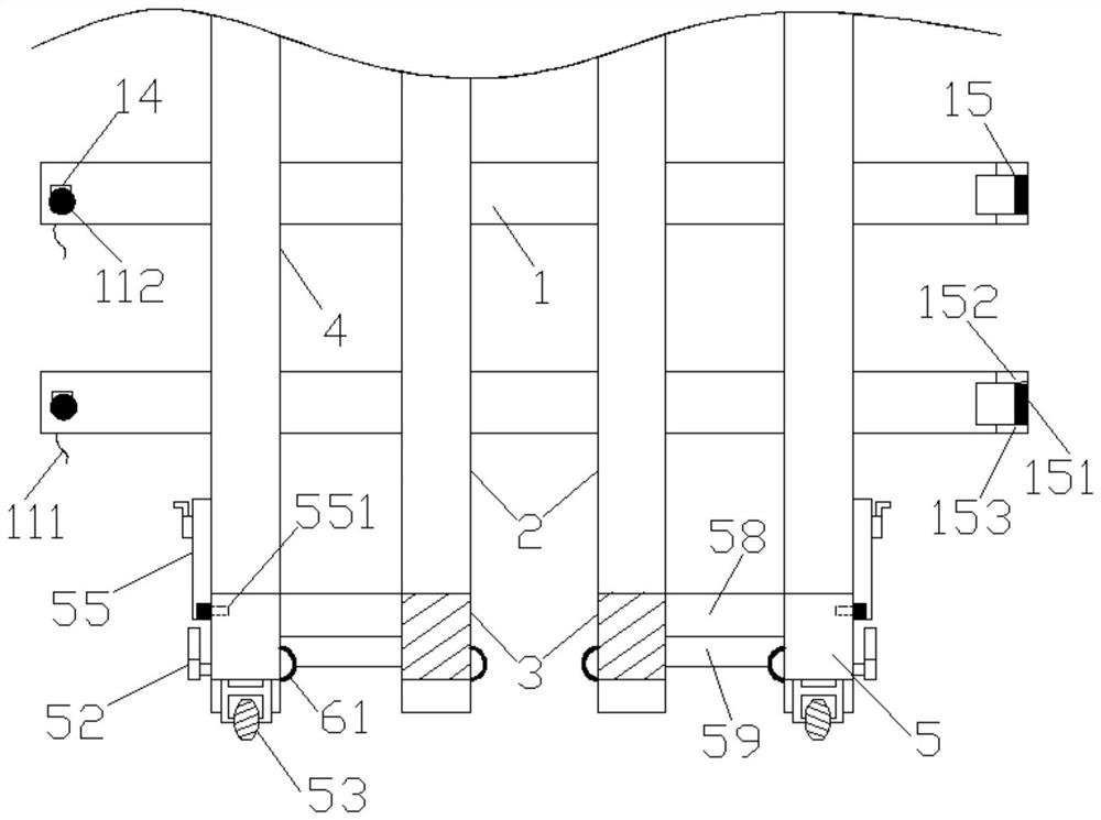 A loading and unloading fork for an industrial transport forklift