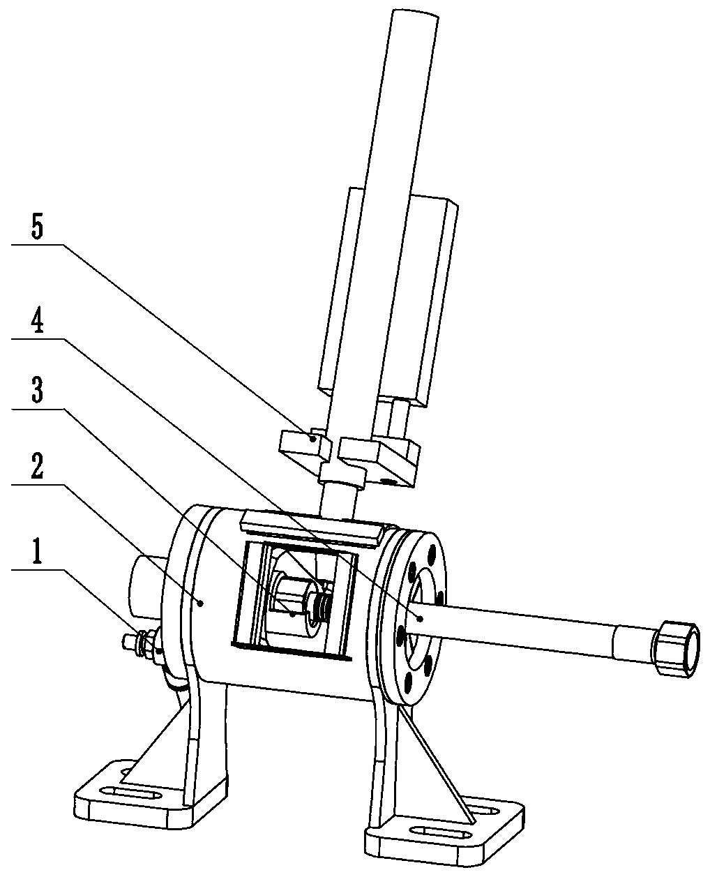 Metal hose connector shielded welding device