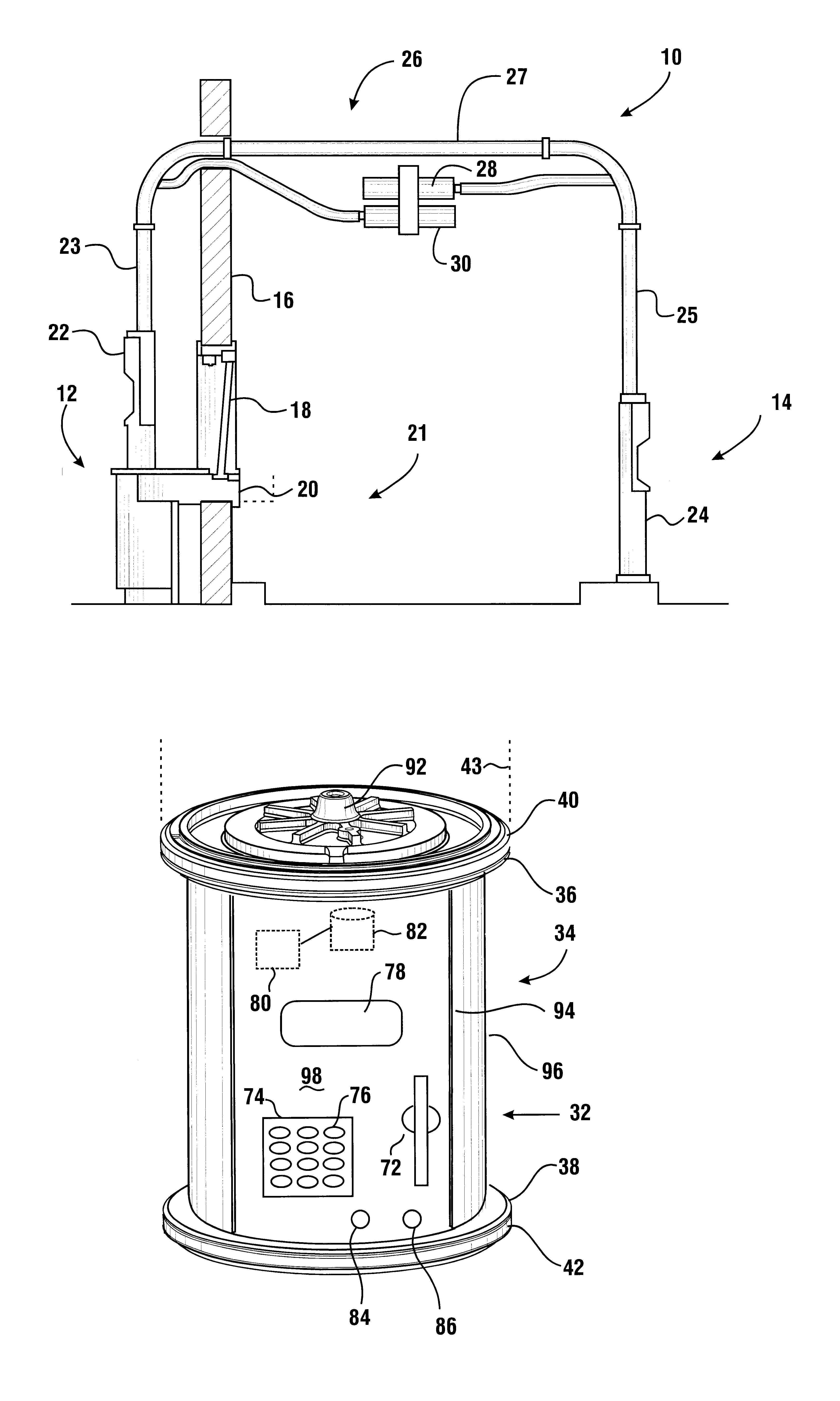 Pneumatic transfer terminal and method of operation