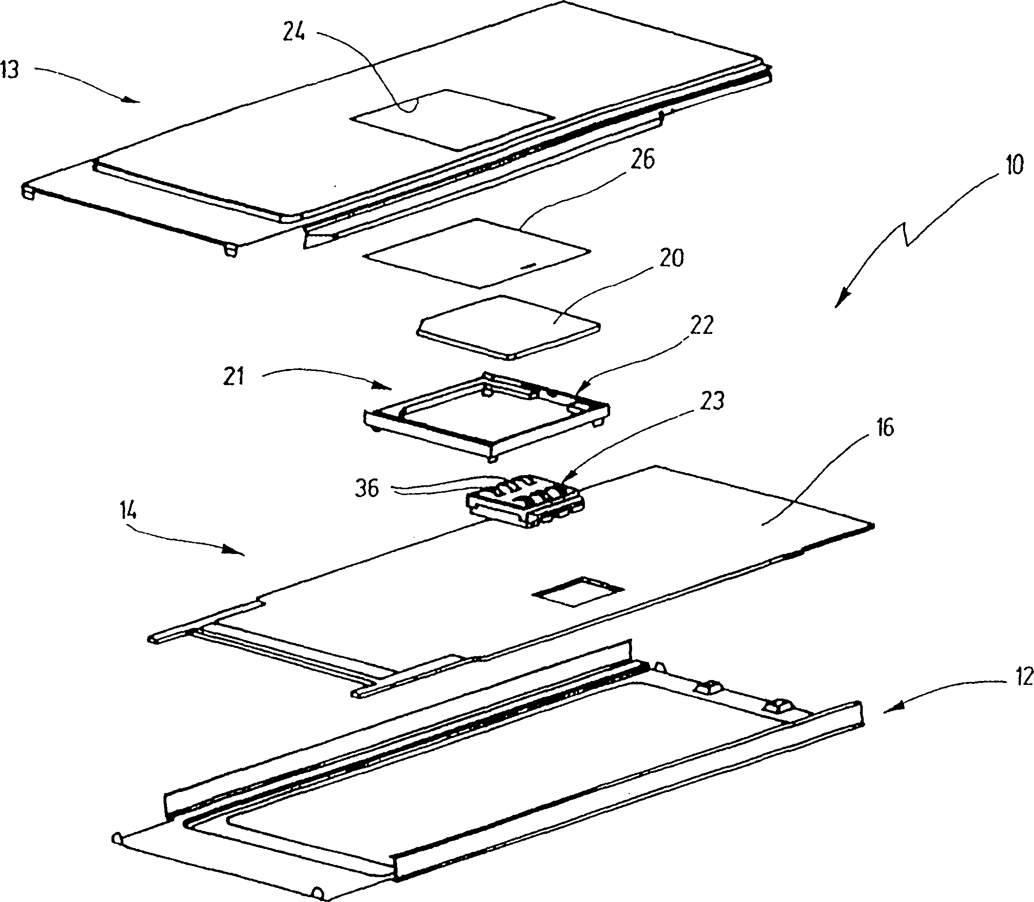 Insert card for electronic equipment