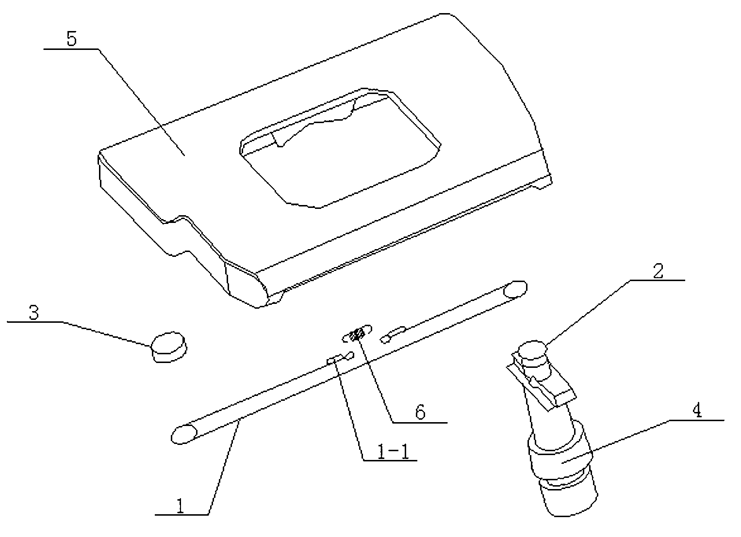 Upper table top moving device for microscope