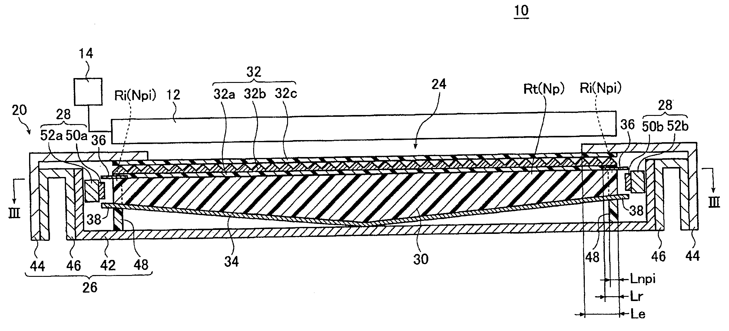 Planar lighting device