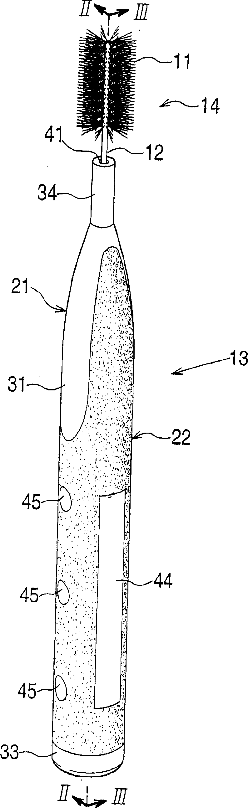 Interdental brush and method of producing the same